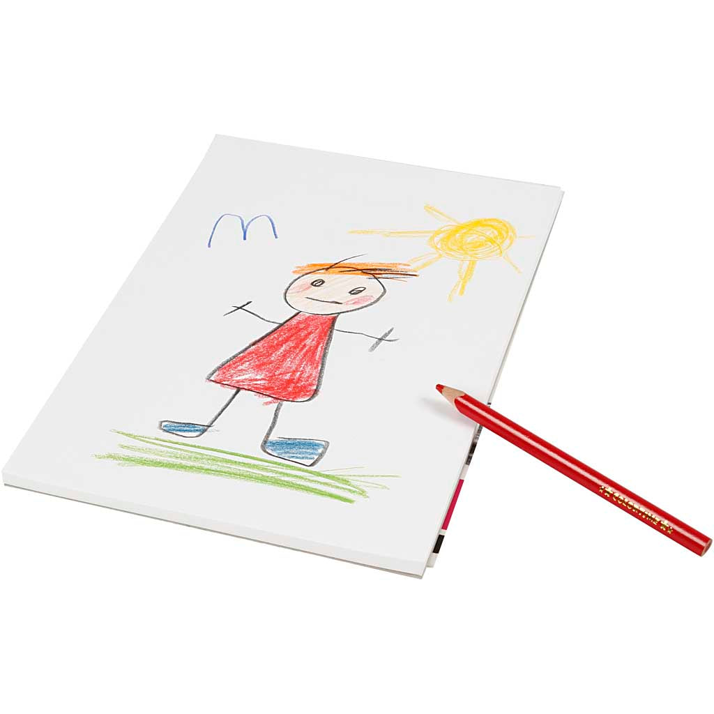 Firma Creativ https: www.cchobby.nl deska kreślarska-a4-arkusz-210x297-mm-120-gr-biały-50-arkusz-1-częściowy
