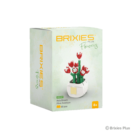 Klocki konstrukcyjne Oku Brixies Plus Flower Asia Dream