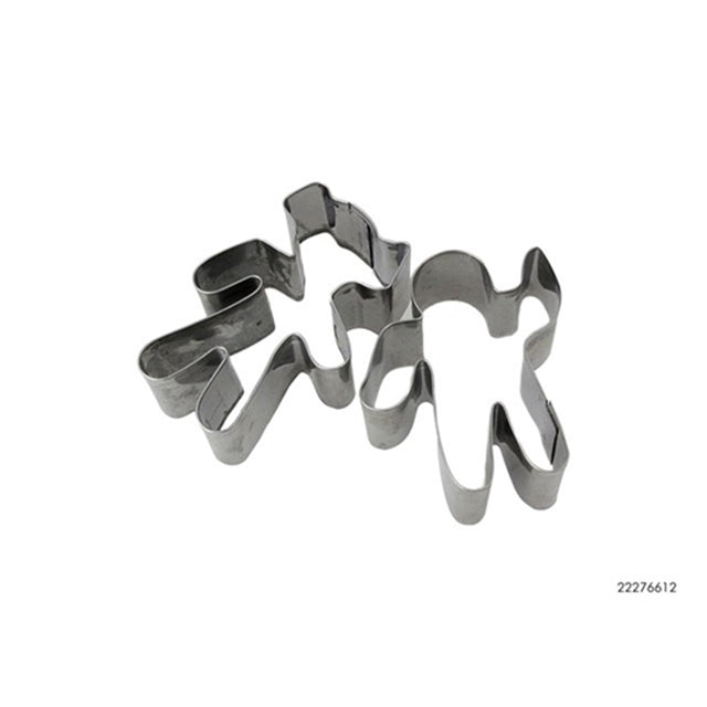 Narzędzia kuchenne foremka do ciastek metalowa 2 sztuki (7x4,5x2,5cm)