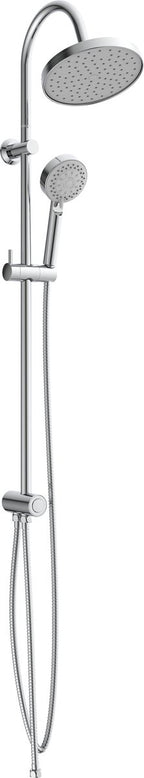 System deszczowniczy Schütte Nigara - deszczownica - z przełącznikiem przyciskowym - drążek 104 cm - chrom