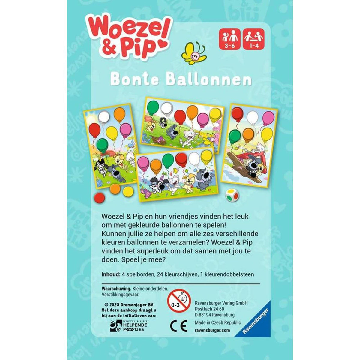 Kolorowe balony Ravensburger Woezel Pip