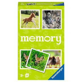 Ravensburger Gra pamięć Młodych zwierząt kieszeń