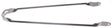 Hulzebos Cycle Parts b.v. drążek błotnika 28sp szara podkładka 6mm
