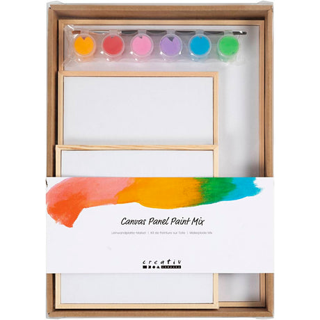 Firma Creativ https: www.cchobby.nl set-canvas-panels-kleurrijk-1-doos