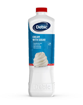 Debic bita śmietana z cukrem (2 litry)