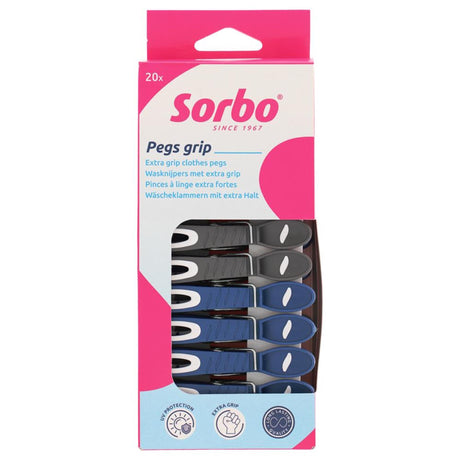 Spinacze do bielizny Sorbo w modnym kolorze, zestaw 20 sztuk