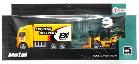 Toi-toys Odlewana laweta z samochodem