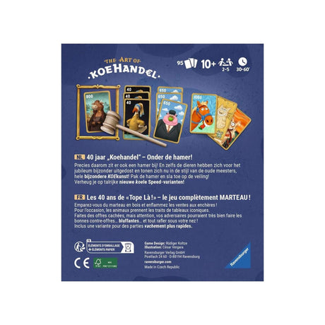 Handel końmi Ravensburger 40 lat gry karcianej