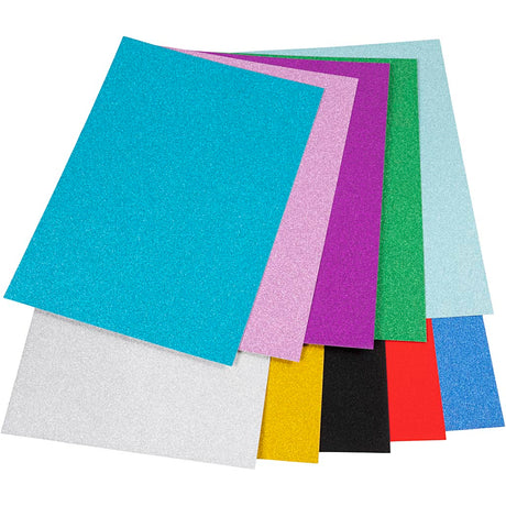 Firma Creativ https: www.cchobby.nl Glitterkarton-a4-250-gr-50-vel-1-doos