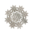 Svenska living placemat vilt snowflake grijs ø38cm