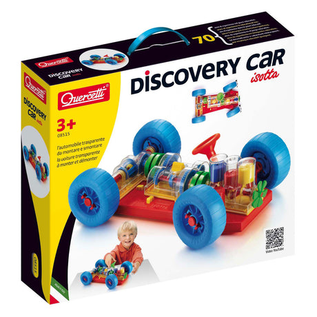 Samochód Quercetti Discovery przezroczysty