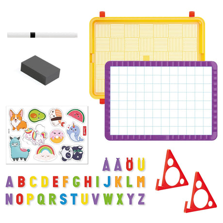 Litery magnetyczne Quercetti 2 w 1, 58 sztuk