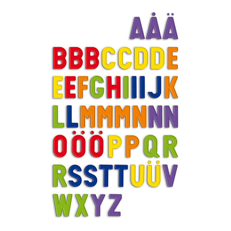 Quercetti ABC Magneden Capital Letters, 48st.