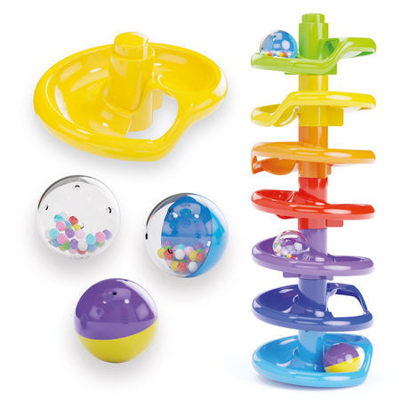 Tor marmurowy Quercetti spiralny junior, 10 szt