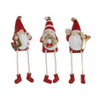 Svenska living plankenzitter kerstman joy 9,5cm set a 3 stuks