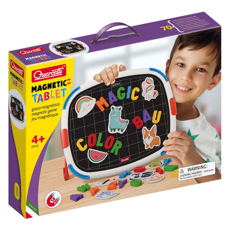 Litery Quercetti Magnetico Podstawowe litery magnetyczne 65 sztuk
