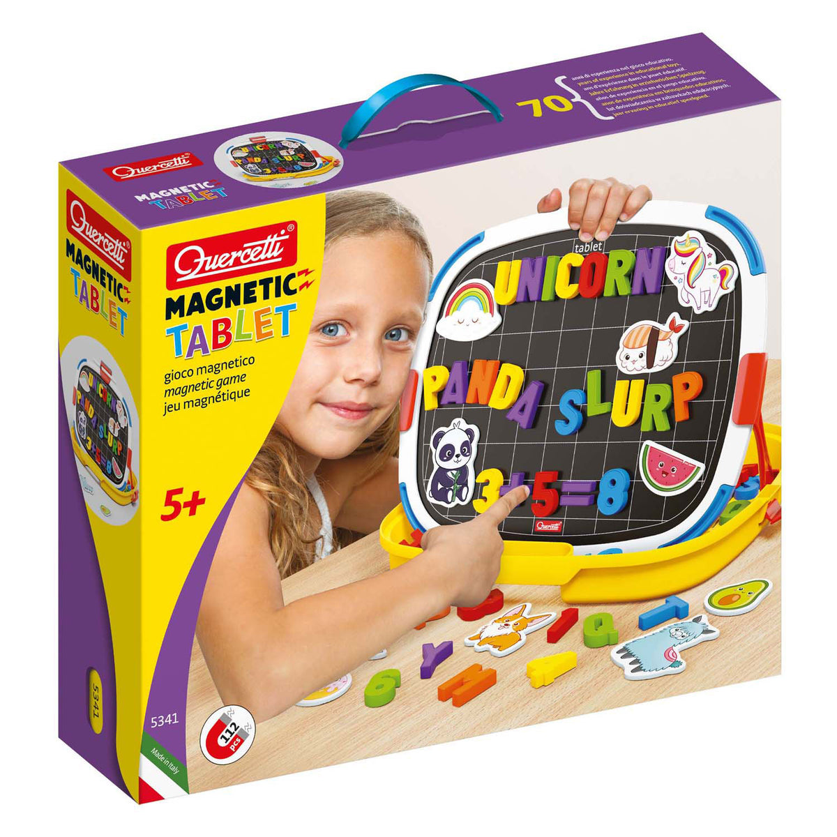 Quercetti Magnet Tablet Letters and Liczb