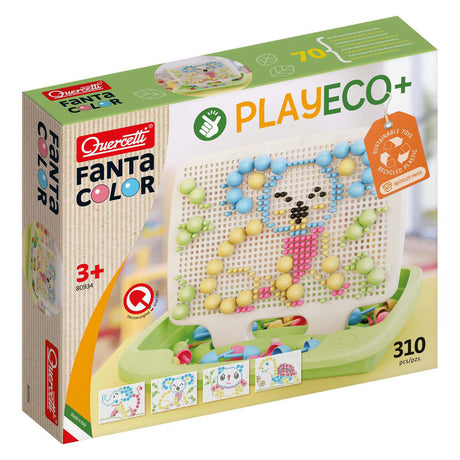 Mozaika z wkładką Quercetti play eco+ fantacolor (310 szt.)