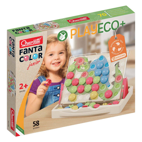 Quercetti play eco+ fantacolor wstawka mozaikowa junior (58 szt.)