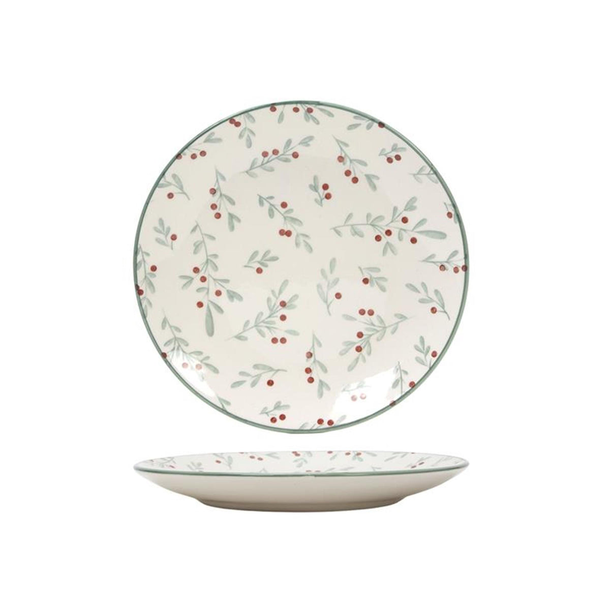 Talerz dzienny Svenska „berry” zielony ã˜19,5 cm