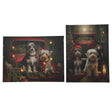 Svenska Living LED świąteczne płócienne psy 2xaa 30x40cm 2 różne