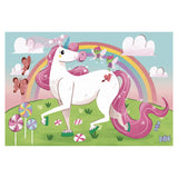 Clementoni - puzzle - 104 elementy - wierzę w jednorożce genialne - puzzle dla dzieci - supercolor