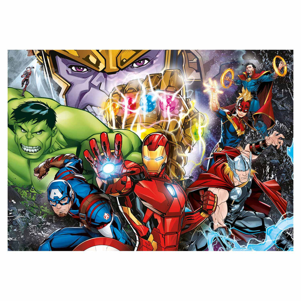 Clementoni Genialne Puzzle Marvel Superheroes, 104st.