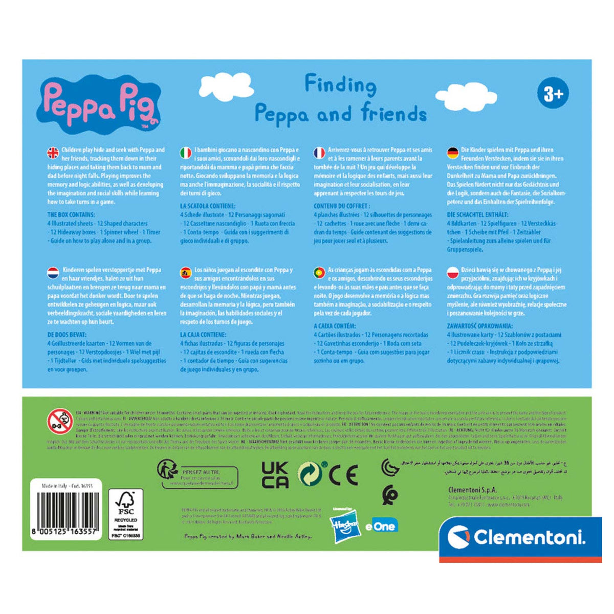 Clementoni Peppa Pig Wyszukaj i znajdź grę planszową