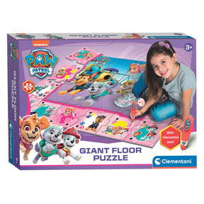 Clementoni podłogowa puzzle duży interaktywny róż