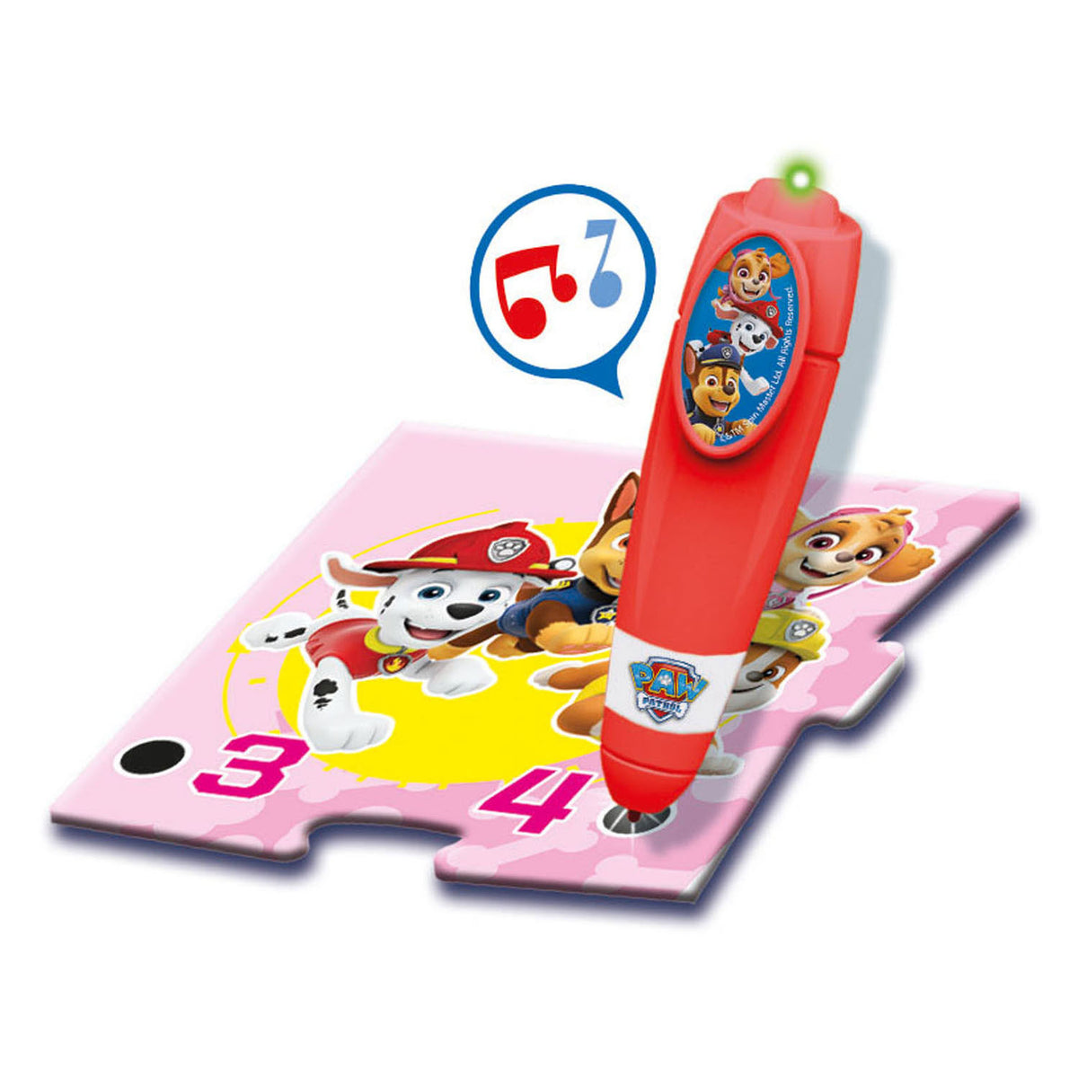 Clementoni podłogowa puzzle duży interaktywny róż