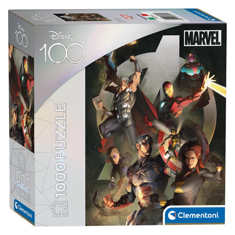 Puzzle Clementoni Disney 100 lat - Marvel Avengers 1000 elementów.