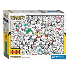 Clementoni - puzzle - 1000 elementów - niemożliwe orzeszki ziemne - puzzle dla dorosłych