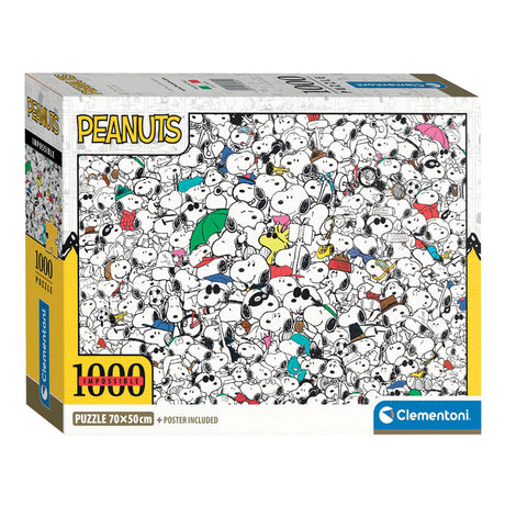 Clementoni - puzzle - 1000 elementów - niemożliwe orzeszki ziemne - puzzle dla dorosłych