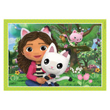 Puzzle 4w1 Clementoni Supercolor Gabbys domek dla lalek 12-24 elementy