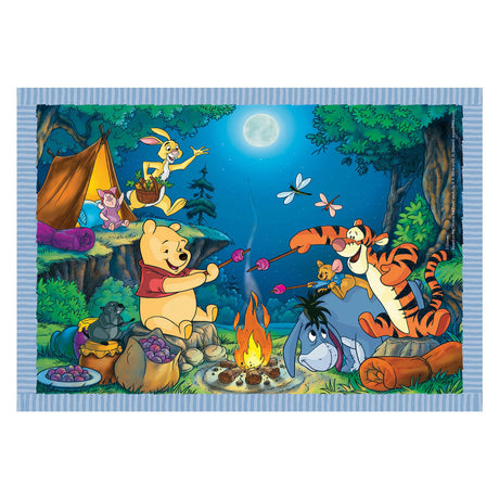 Kolorowe puzzle Clementoni Kubuś Puchatek 4w1