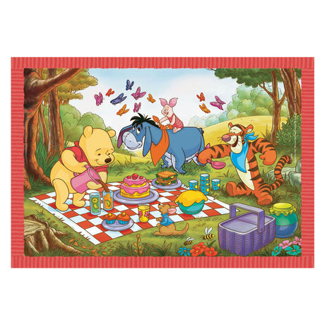 Kolorowe puzzle Clementoni Kubuś Puchatek 4w1