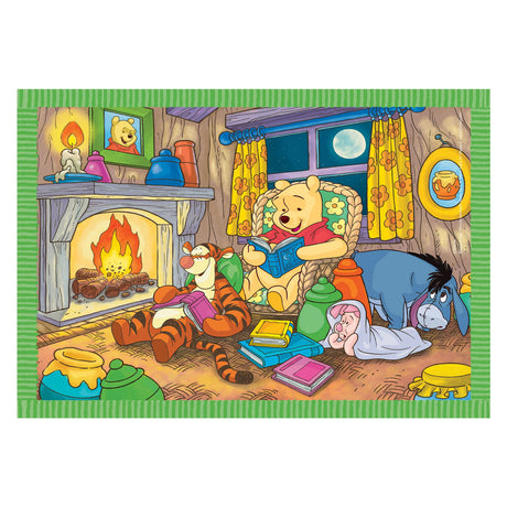 Kolorowe puzzle Clementoni Kubuś Puchatek 4w1