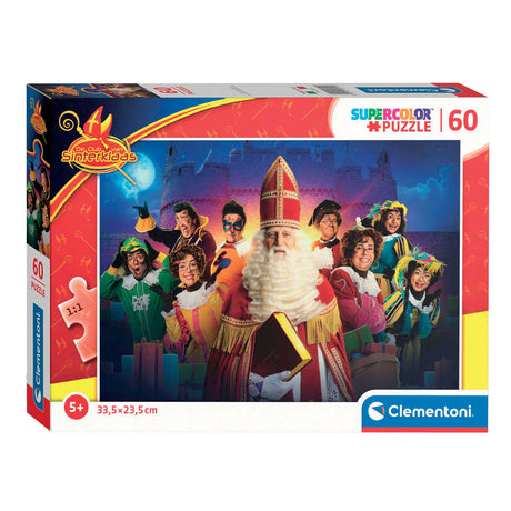 Puzzle Clementoni super kolor - klub Sinterklaasa, 60 szt.