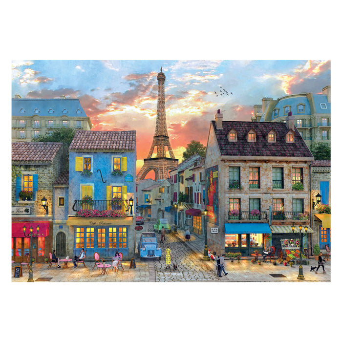 Puzzle Clementoni Ulice Paryża, 1000 elementów.