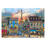 Puzzle Clementoni Ulice Paryża, 1000 elementów.