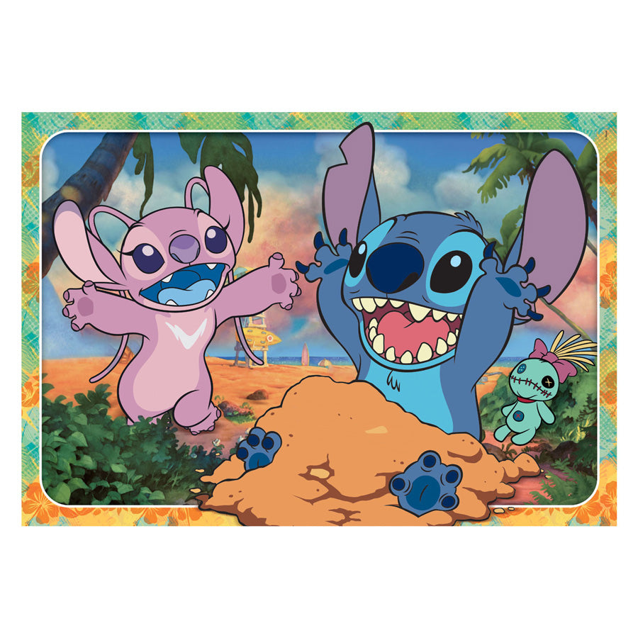 Clementoni - puzzle - 60 elementów - ścieg lilo - puzzle dla dzieci - superkolor
