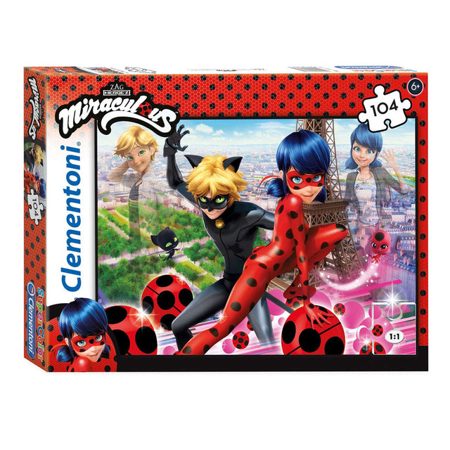 Clementoni Jigsaw Puzzle Super Color Cudus Ladybug, 104st.