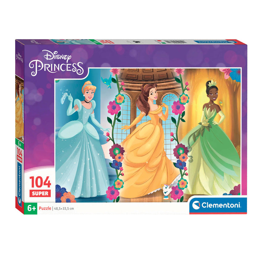Puzzle Clementoni Super Color Disney Princess, 104 elementy.