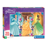 Puzzle Clementoni Super Color Disney Princess, 104 elementy.
