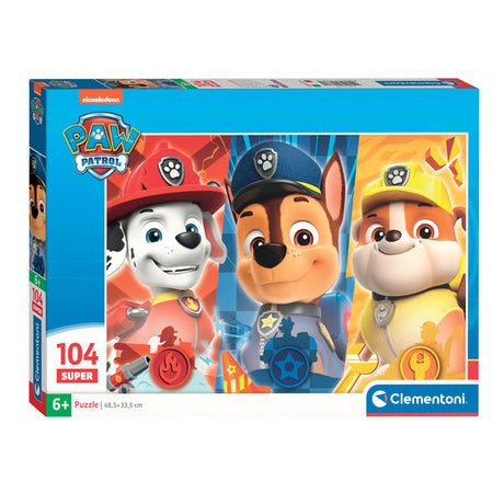 Clementoni Jigsaw Puzzle Super Color Paw Patrol Zamknięte, 104st.