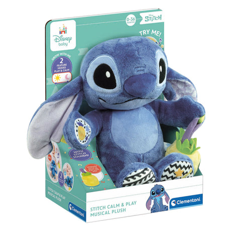 Clementoni baby - interaktywna pluszowa przytulanka Disney Stitch