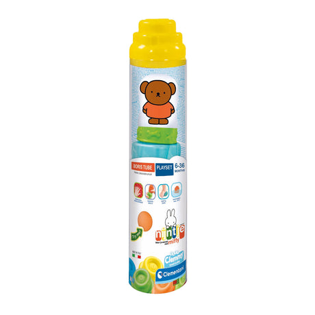 Clementoni baby - Miffy Boris Clemmy miękkie klocki w tubie, 5 szt.