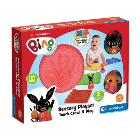 Clementoni baby - mata sensoryczna z figurkami do zabawy, 6 sztuk.