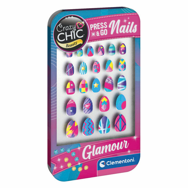 Clementoni Clementoni Crazy Chic Press Go Nails - glamour