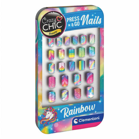Clementoni Clementoni Chic Press Go Nails - tęcza